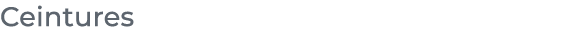 ﻿Ceintures﻿