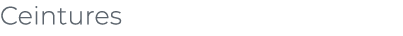 ﻿Ceintures﻿