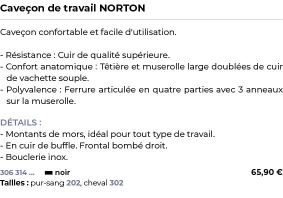 ﻿Cave on de travail NORTON﻿ ￼ ﻿Cave on confortable et facile d'utilisation. R sistance : Cuir de qualit sup rieure. ...