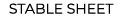 ﻿Stable sheet﻿