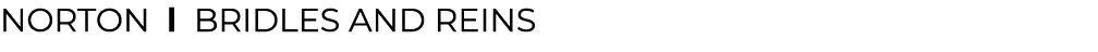 NORTON l ﻿Bridles and reins﻿
