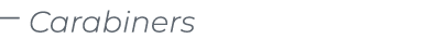 ￼ ﻿Carabiners﻿
