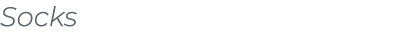 Socks﻿