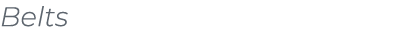 Belts﻿