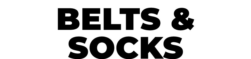 Belts & socks