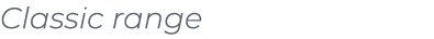 Classic range﻿