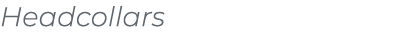 Headcollars﻿