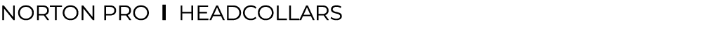 NORTON pro l ﻿Headcollars﻿