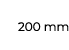 200 mm 